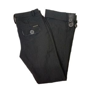 DKNY Pinstripe Low Rise Trouser Pants